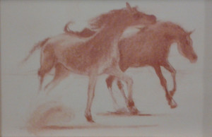 Giuseppe Fuschi – Cavalli nel deserto