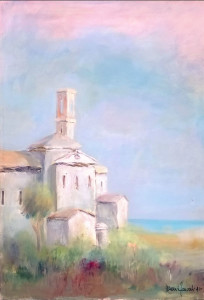 Mario Favati – Paesaggio con chiesa