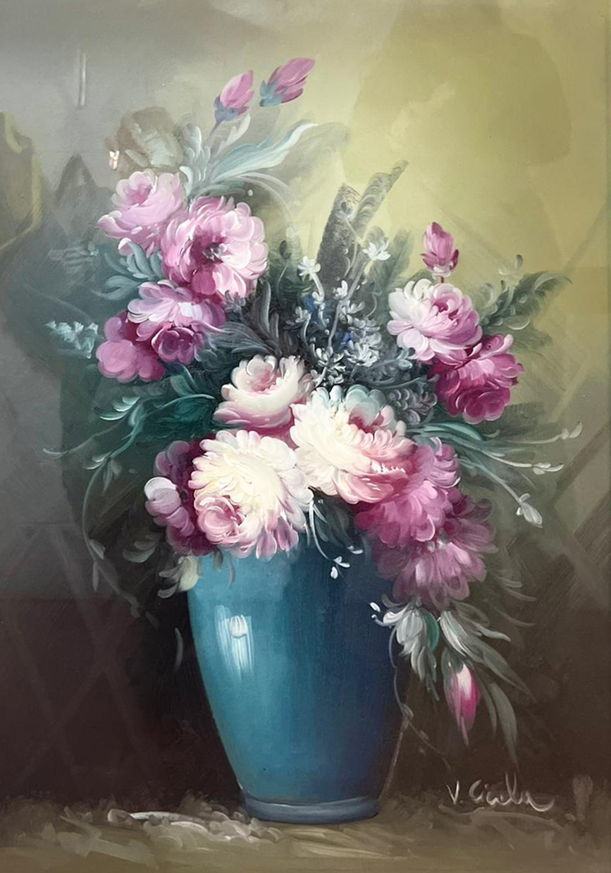Virgilio Cicala – Vaso con fiori