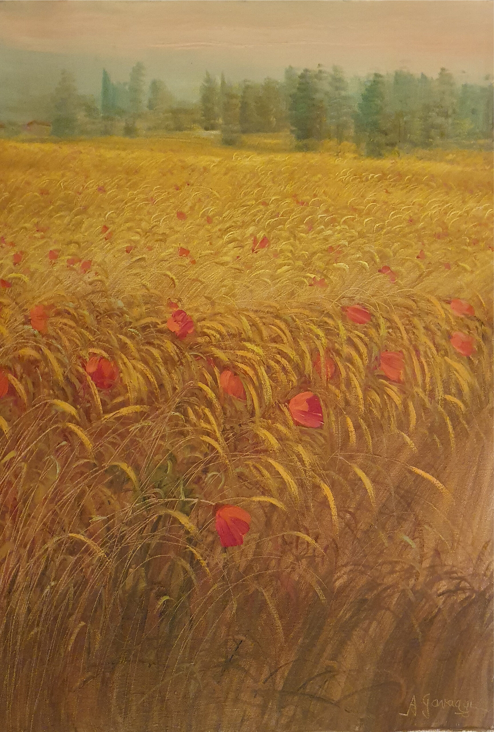 Aldo Gavaggi – Campo di grano