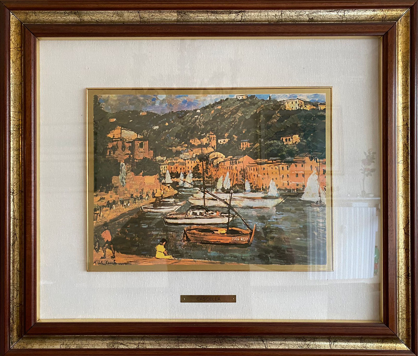 Michele Cascella – Le barche di Portofino
