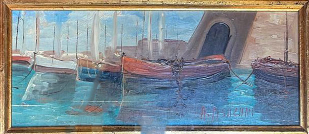 Aldo Pisacani – Attracco barche al porto